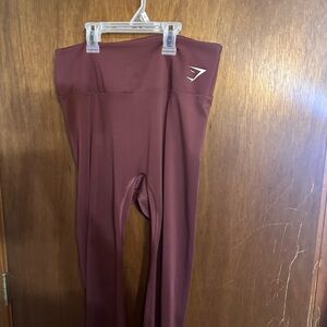 Gymshark High-Waisted Leggings - Burgundy